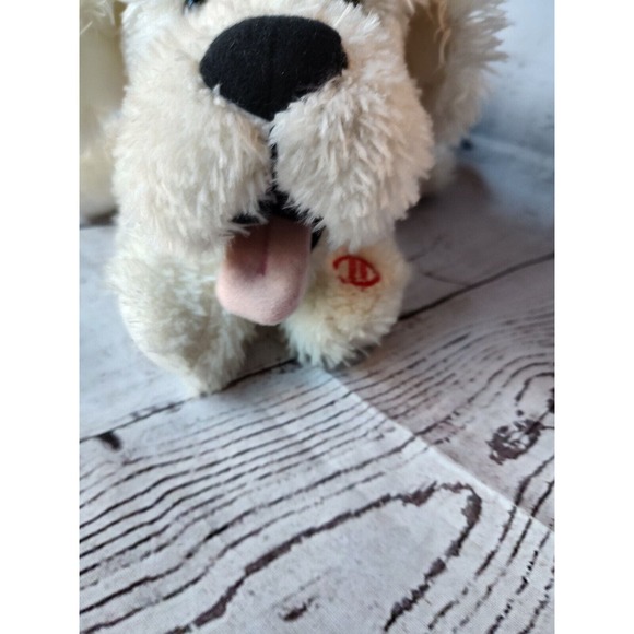 Hallmark Exclusive Talking I Love you White Dog Puppy Plush Animated Moving Ears - Picture 2 of 6